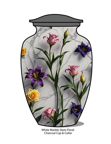 Marble Floral Vase Urn | Eturnal Wear